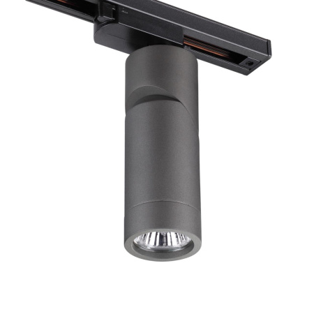 Св-к трековый IP20 GU10 50W 220-240V серебристый черный ELITE NOVOTECH