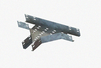 Лоток тройниковый перфорированный ОТ 200х100 УТ1,5, оцинкованный лист S1,0