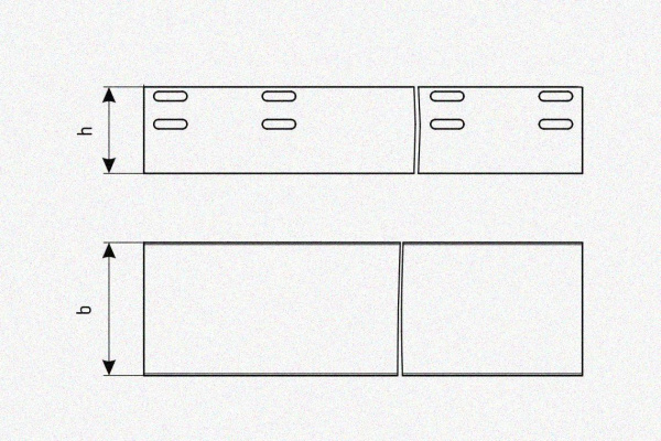 Лоток глухой ЛМГ 500х80х3000 УХЛ1, оцинкованный лист S1,5