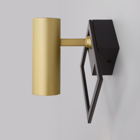 Настенный светильник черный IP20 (20091/1 LED черный / золото) Eurosvet