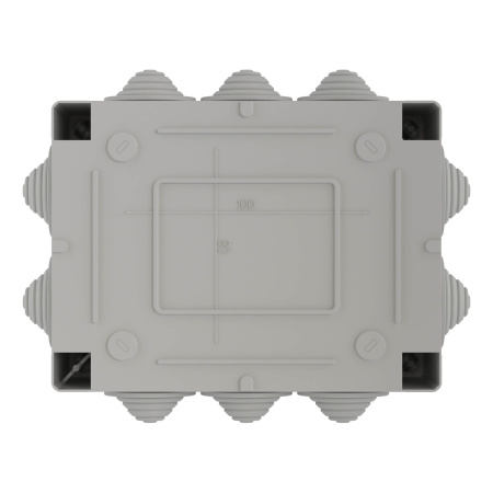 Коробка ответвит. с 10 кабельными вводами д.32мм, IP55, 190х140х70мм DKC