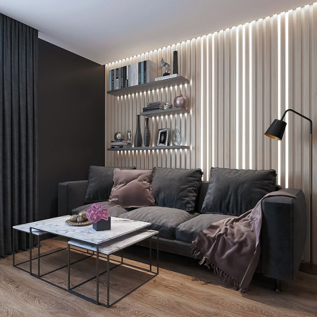 Лента светодиодная 512SMD(2110) 12Вт/м 24V 5000*10*1.8мм IP20 4000К, LS530 FERON