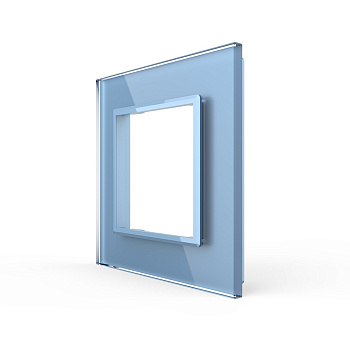 Рамка для розетки Синяя Livolo