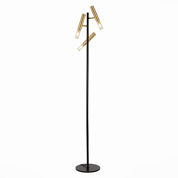 Торшер Черный/Коньячный, Золотистый G9 3*5Вт SL1236.405.03 ST LUCE