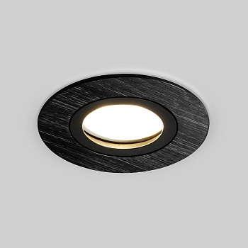 Встраиваемый точечный светильник 1*G5.3 черный IP20 (a057004) Elektrostandard