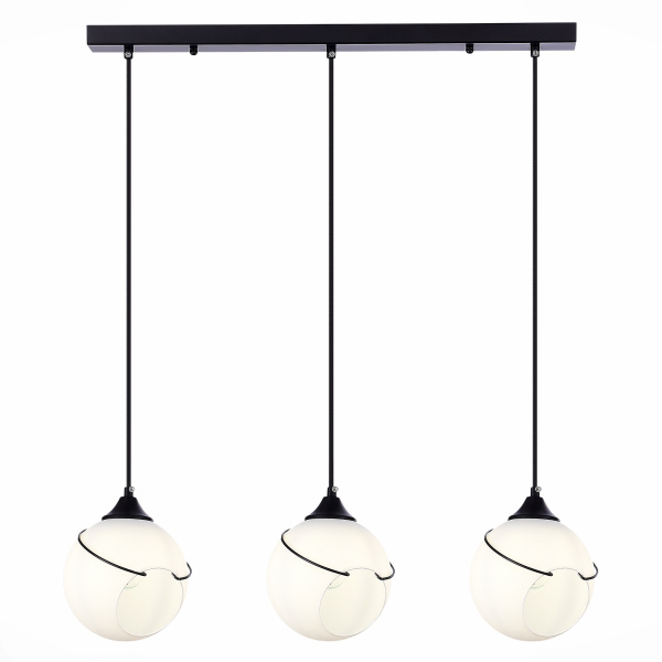Светильник подвесной Черный/Белый E27 3*60Вт SLE103143-03 EVOLUCE