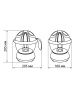 Соковыжималка электрическая для цитрусовых "Фреш 2", 40 Вт, 0,7 л, оранжевая, TDM