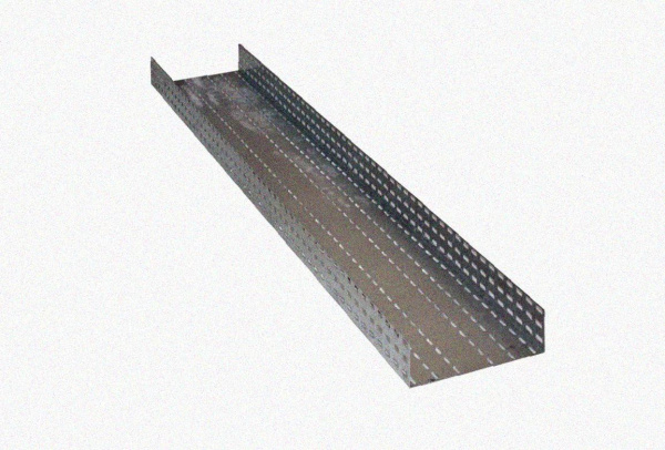 Лоток перфорированный ЛМ 250х50х3000 УТ1,5, оцинкованный лист, S1,0