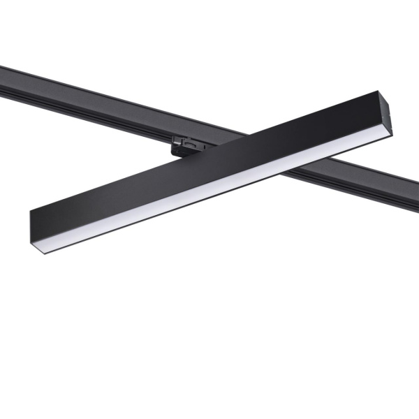 Св-к трехфазный трековый св/д IP20 LED 4000K 30W 220V ITER черный C NOVOTECH