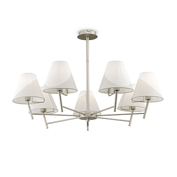 Люстра 7*E14 40Вт Серебро IP20 Vanessa FR5084PL-07G Freya