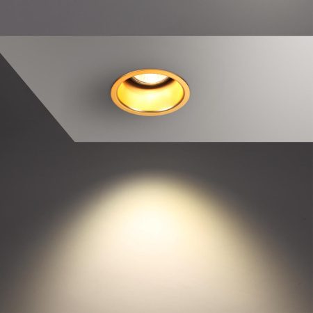 Встр.св-к IP20 GU10 50W 220V BUTT золото NOVOTECH