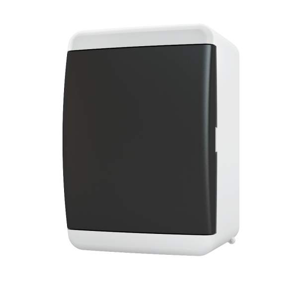 Бокс КМПн пластиковый навесной 4 модуля черная крышка IP41 UNB 40-04-2 Tekfor