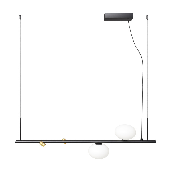 Подвесной светильник 2*G9 11Вт Черный и Латунь IP20 Inversio MOD350PL-02BBS Maytoni