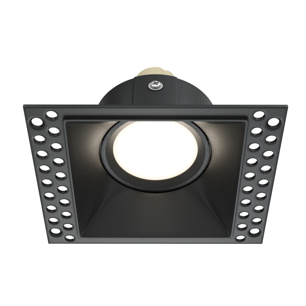 Встраиваемый светильник 1*GU10 50Вт Черный IP20 Downlight DL042-01-SQ-B Technical Maytoni