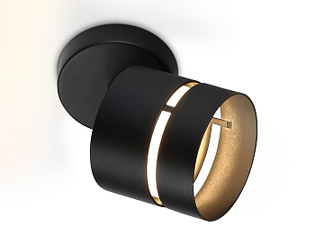 Светильник накладной TN71056 BK черный GX53 max 12W D85*145 Ambrella Light