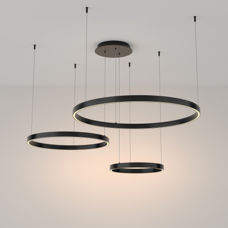 Подвесной светильник LED 115Вт Черный IP20 Rim MOD058PL-L100B3K Maytoni
