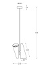 Подвесной светильник 2*GU10 50Вт Белый IP20 Giro MOD095PL-02W Maytoni
