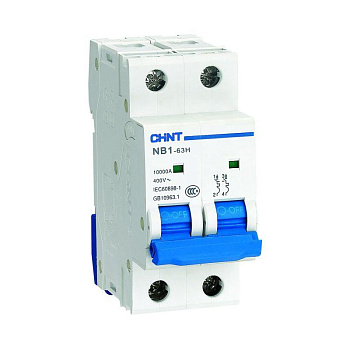 Выключатель автоматический ВА МОД NB1-63H 2П 4А 10кА D CHINT