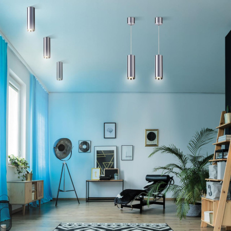 Накл.димм.свет.с пультом ДУ(арт.358301)IP20 LED 3000-6500K 20W DEMI хром NOVOTECH