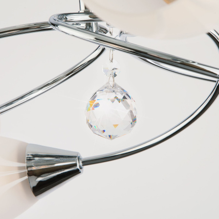 Люстра классическая 6*E27 60Вт хром IP20 Virginia (2275/6 хром) Eurosvet