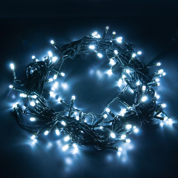 Гирлянда нить 10м IP20 (400-002 белый) Eurosvet