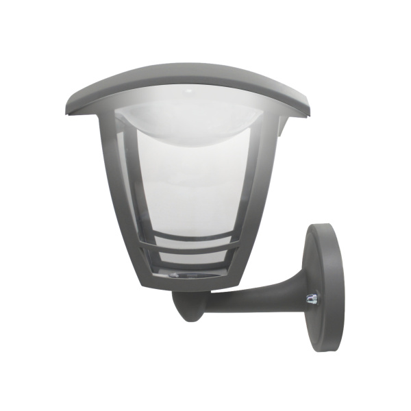 11-177 Св-к садово-парковый, светод-й, наст-й вверх, «Дели», 8Вт, 4-х гран., 720Лм, 6500К, сер. Apeyron