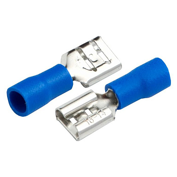 Разъем РпИм 2-5-0,8 (плоский) "мама" GRIM-2-5,6-50 Синий, 50 штук General