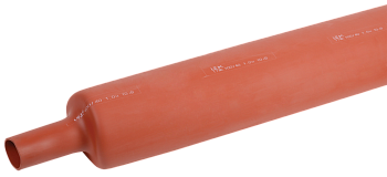 Трубка термоусаживаемая ТТШс 100/40 10кВ 2,5:1 красная (1м) IEK
