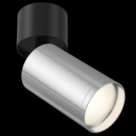 Потолочный светильник 1*GU10 10Вт Черный и Хром IP20 FOCUS S C050CL-1BCH Technical