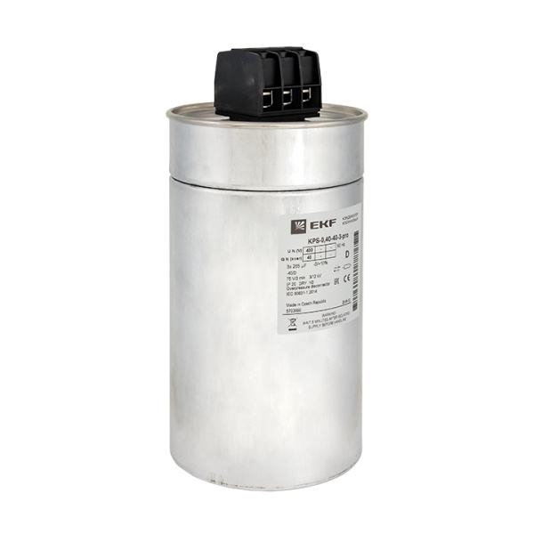 Конденсатор косинусный КПС-0,4-40-3 PRO EKF