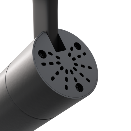 07-41 Комплект из 2 трековых свет-ов на шинопроводе 2х10Вт, 230В/50Гц, 1600лм, 4000К, IP20, чёрный, 500х50х150мм, накладной однофазный шинопровод, алю