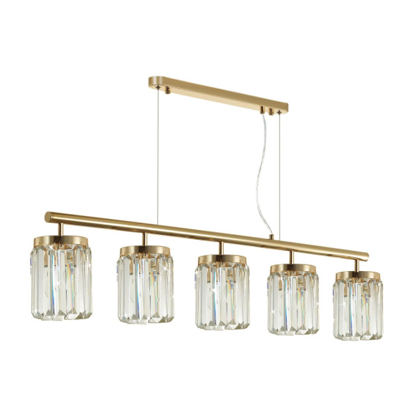 Люстра E14 5*40W VASSA золотой/хрусталь ODEON LIGHT