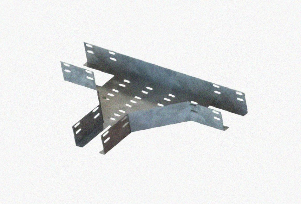 Лоток тройниковый перфорированный ОТ 400х80 УТ1,5, оцинкованный лист S1,5