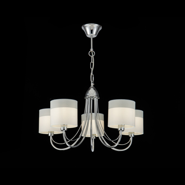 Люстра 5*E14 40Вт Хром IP20 Taisia FR5683PL-05CH Freya