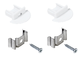 Набор для монтажа встраиваемого трапециевидного профиля для светодиодной ленты 2207 IEK