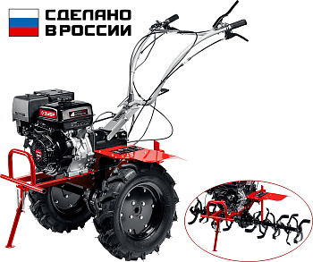 Бензиновый мотоблок с ВОМ, 13 л.с. ЗУБР
