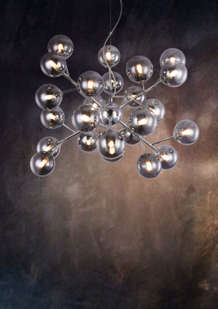 Подвесной светильник 24*G9 28Вт Хром IP20 Dallas MOD545PL-24CH Maytoni