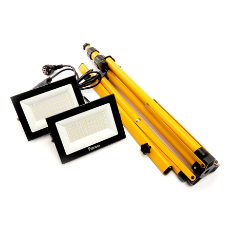 Светодиодный прожектор Feron LL-504 на штативе IP65 2*70W 6400K