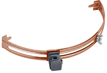 Держатель проводника круглого 6-8мм для конька медь IEK Держатель проводника круглого 6-8мм для конька медь IEK