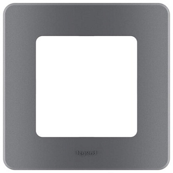 INSPIRIA Рамка горизонт/вертик 1 пост . дымчатый IP20 Legrand