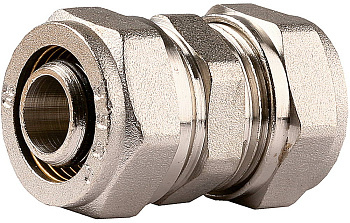 Муфта соединительная, цанга-цанга, 20х2,0, никель ЗУБР
