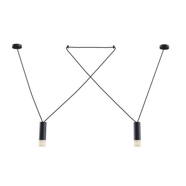 Подвесной светильник 2*G9 6Вт Черный IP20 Davida MOD035PL-02B Technical