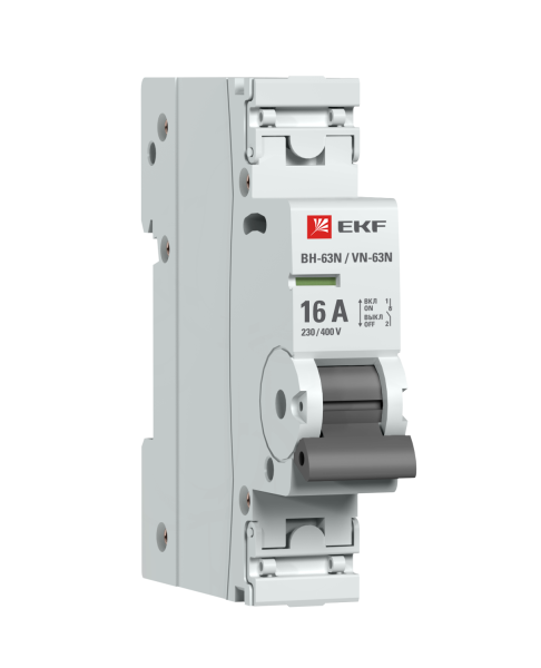 Выключатель нагрузки 1П 16А ВН-63N PROxima EKF