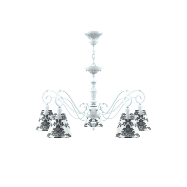 Люстра 5*E14 40Вт Матовый Белый IP20 Classic 14 E3-05-WM-LMP-O-2 Maytoni