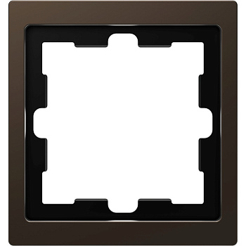 MERTEN D-Life Рамка горизонт/вертик 1 пост . мокко IP20 Schneider Electric