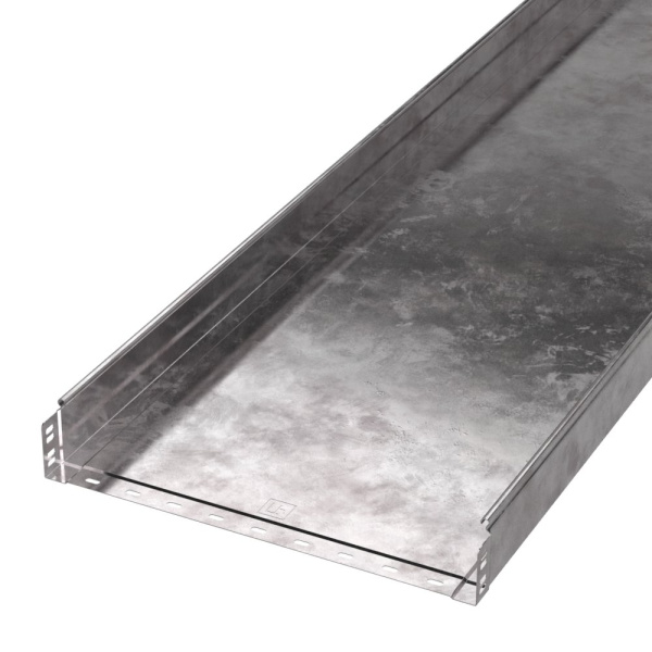 Лоток неперфорированный Стандарт 500х80х3000 (1,0 мм) (6 м/уп) Промрукав