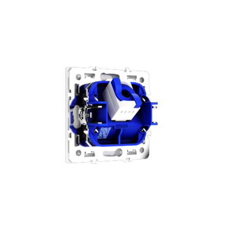 Розетка компьютерная встраиваемая Voltum S70 RJ45 КАТ.6, (белый глянцевый)