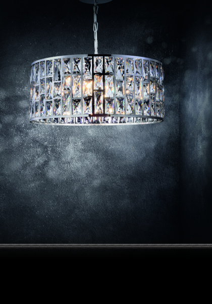 Подвесной светильник 4*E27 60Вт Хром IP20 Gelid MOD184PL-04CH Maytoni