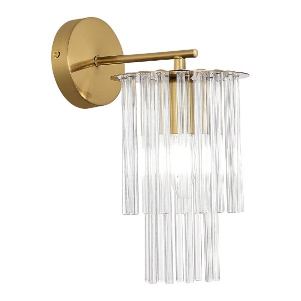 Бра Латунь/Прозрачный E14 1*40Вт SLE1122-301-01 EVOLUCE