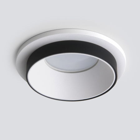 Встраиваемый точечный светильник GU10 белый, черный IP20 (a053342) Elektrostandard